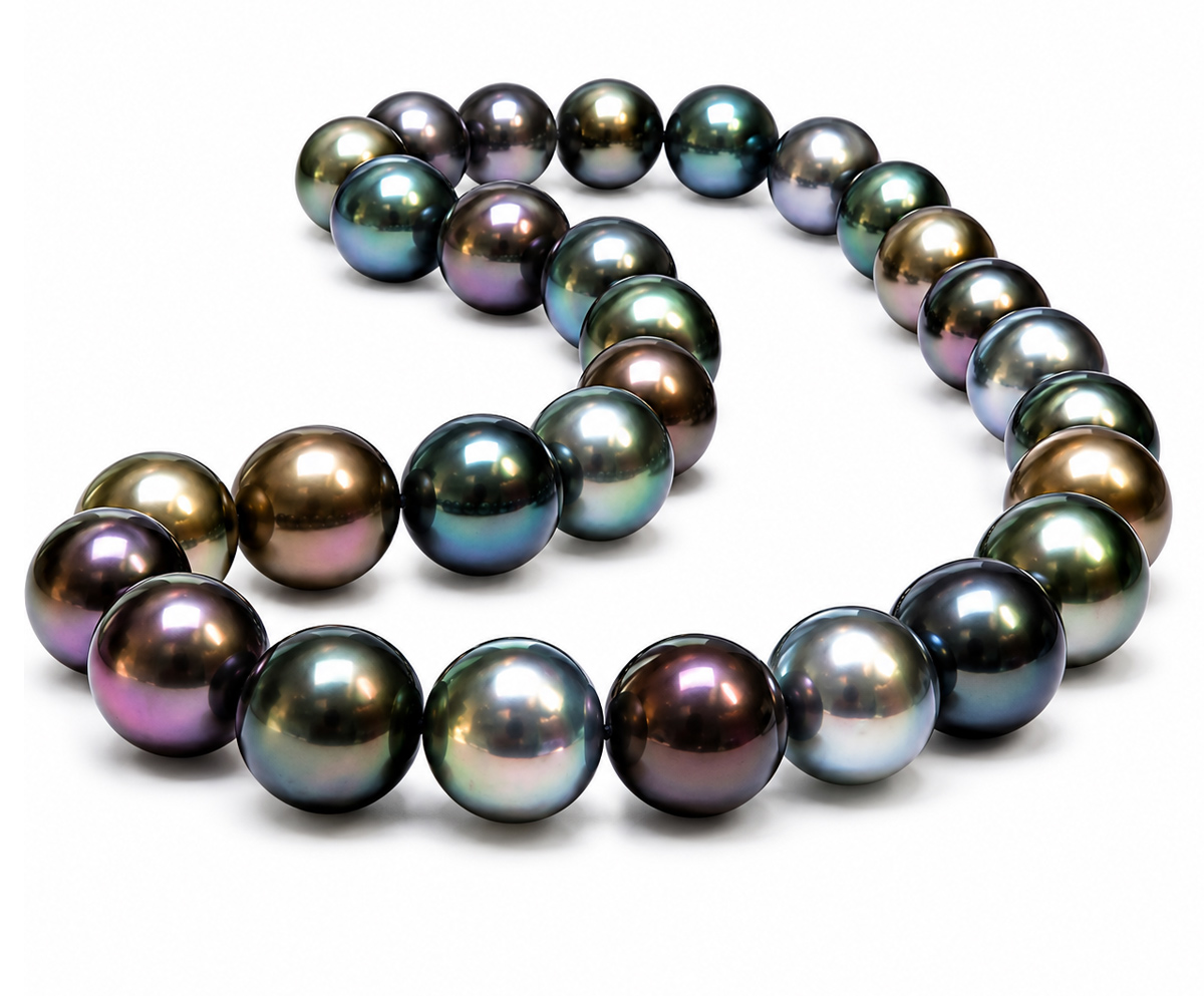 Multicolor Tahitian-Style Pearl Necklace